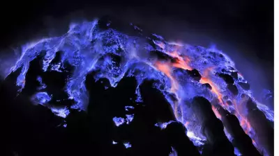 Kawah Ijen's Blue Flames: The Science & Struggle Behind Indonesia's 'Electric' Volcano