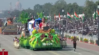 Kerala's Republic Day Tableau Highlights Water Metro & Digital Empowerment