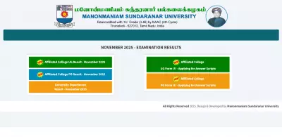 MSU Releases November 2025 Exam Results for UG and PG Courses