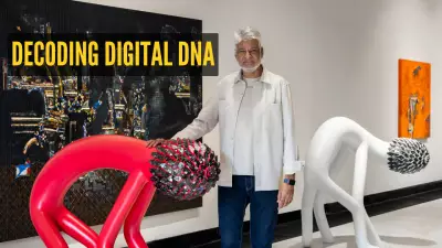 Mukesh Sharma's E-Waste Art Exhibition Decoding Digital DNA Sells 50% at Preview