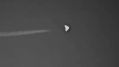 Mysterious 'Dorito-Shaped' Aircraft Spotted Over Area 51 Sparks Alien Invasion Theories
