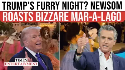 Newsom Mocks Trump's 'Furry Party' at Mar-a-Lago After Animal Mask Photos Go Viral