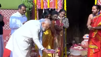 PM Modi Celebrates Pongal at Minister Murugan's Home, Hails It as a Global Festival