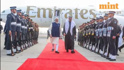 PM Modi Welcomes UAE President Mohamed bin Zayed Al Nahyan in Delhi