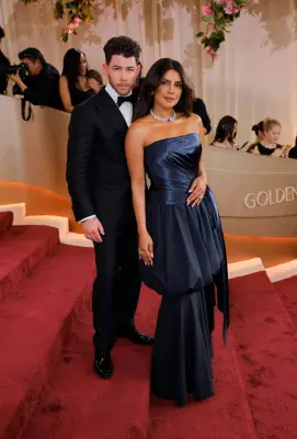 Priyanka Chopra and Nick Jonas Shine at Golden Globes with Stunning Looks