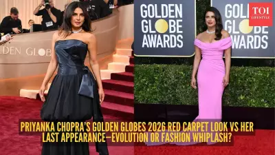 Priyanka Chopra's Dior Gown Steals Spotlight at Golden Globes 2026