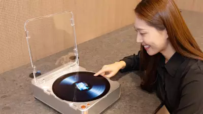 Samsung Unveils Retro AI OLED Cassette & Turntable Concepts at CES 2026