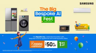 Samsung's Republic Day Sale Offers Up to 50% Off on AI Appliances