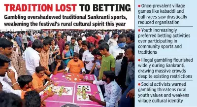 Sankranti Gambling Overshadows Traditional Festivities in Vijayawada Villages