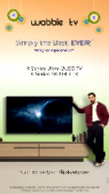 Wobble Displays Launches X & K Series Google TVs with Indian Engineering