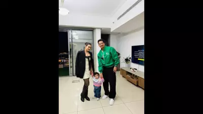 Yuvika Chaudhary Celebrates Daughter's First Lohri in Chandigarh with Family