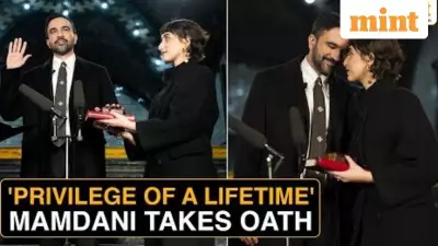 Zohran Mamdani Sworn In As NYC's First Muslim Mayor At Historic Midnight Ceremony