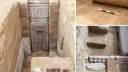 4,000-Year-Old Egyptian Tomb Reveals Enigmatic Pink Granite Door and Royal Statues