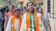 9-Months Pregnant BJP Candidate Namita Pawar Campaigns Tirelessly in Nalasopara