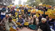 AAP Protests Across Punjab Over Doctored Atishi Video, Accuses BJP, Congress, SAD of Sacrilege