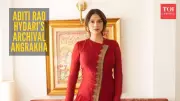 Aditi Rao Hydari Revives 2013 Anand Kabra Red Kurta with Timeless Elegance
