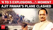 Ajit Pawar Killed in Baramati Plane Crash: Eyewitnesses Report Explosions, PM Modi Mourns