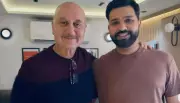 Anupam Kher's Accidental Vanity Van Encounter with Rohit Sharma Goes Viral