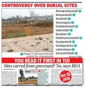 BDA Admits 36 Illegal Graveyards in Shivaram Karanth Layout, Plans Park Conversion