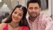 Bhojpuri Star Monalisa and Husband Vikrant Join The 50 Reality Show on Anniversary