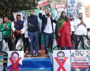 BJD Youth Wings Protest in Bhubaneswar Against PUCC Policy, Warn of Statewide Agitation