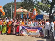 BJP Leaders in Haveri Protest Alleged Assault on Dalit Woman Worker in Hubballi
