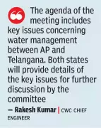 Central Water Panel to Hold First Meeting on Telangana-AP Water Dispute in Delhi