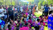 Chimbel Villagers Protest Unity Mall & Prashasan Stambh Projects, Clash with Police