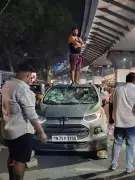 Coimbatore: Public Thrashes SUV Driver for Reckless Stunts, Police Arrest Intoxicated Man