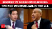 Cory Booker Confronts Marco Rubio Over Venezuelan TPS Termination in Fiery Senate Clash