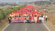 CPI(M)-AIKS Tribal Farmers March to Mumbai Demands Fulfillment of 8-Year-Old Promises