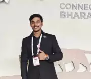 CUSB Law Student Represents Bihar at National Young Leaders Dialogue in Delhi