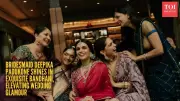 Deepika Padukone's Bandhani Saree Steals the Show at New York Wedding