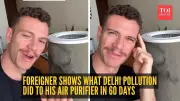 Delhi Air Purifier Filter Turns Black in 2 Months: Viral Video Exposes Pollution Reality