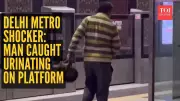Delhi Metro Urination Video Sparks Outrage Over Civic Sense Decline
