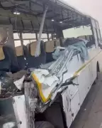 Delhi Police Constable, Bus Conductor Killed in Foggy Expressway Crash in Nuh