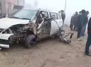 Dense Fog Triggers Two Pile-Ups on NH-9 in Amroha, Six Injured