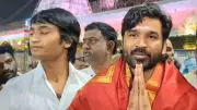 Dhanush Visits Tirupati Temple Amid Marriage Rumors with Mrunal Thakur