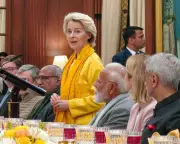 EU Chief Ursula von der Leyen's Fashion Statement in Delhi Draws Attention