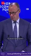 German Chancellor Merz Warns of Global Order Collapse, Calls for European Unity at Davos