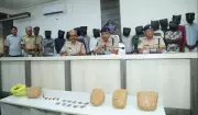 Guntur Police Bust Ganja Racket, Arrest 14 & Seize 5 Kg in Pedakakani