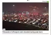 Gurgaon Traffic Snarls for Hours After BJP Leader's Visit, Commuters Stranded