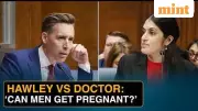 Hawley Challenges Doctor in Senate Hearing Over Pregnancy Definition