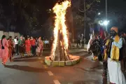 Hyderabad Embraces Sankranti Festivities with Bhogi Bonfires and Kite Flying