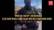 ICE Agent's $200K Salary Claim in Viral Video Sparks Outrage Over Qualifications
