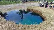 Indonesian Officials Warn Against Drinking Contaminated Sinkhole Water