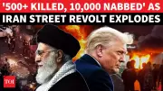 Iran Street Fire: Over 500 Killed in Crackdown, Tehran Blames US & Israel | WATCH