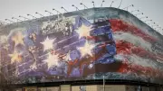Iran Unveils Mural Warning of Retaliation Against Potential US Military Strike