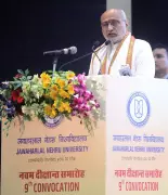 JNU Convocation: Radhakrishnan Urges Graduates to Serve the Nation