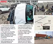 Judge's Son's Car Overturns on Delhi-Meerut Expressway, Driver Escapes with Minor Injuries